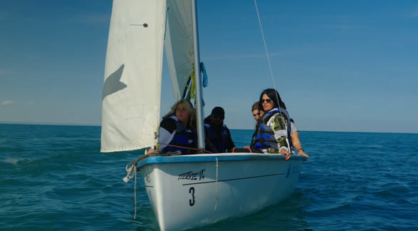 Barca a vela con istruttori FIV